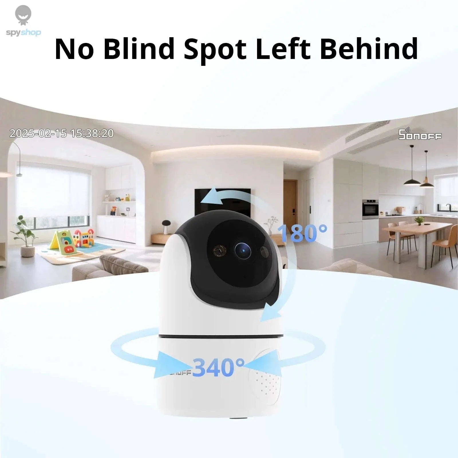 SONOFF CAM PT2 Smart Home Security Camera – Pan‑Tilt 1080P, Night Vision, AI Alerts-CAM Pan-Tilt 2 / CHINA