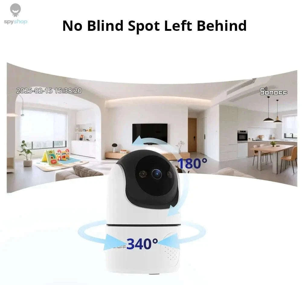 SONOFF CAM PT2 Smart Indoor Security Camera, 1080P PT-CAM Pan-Tilt 2 / CHINA