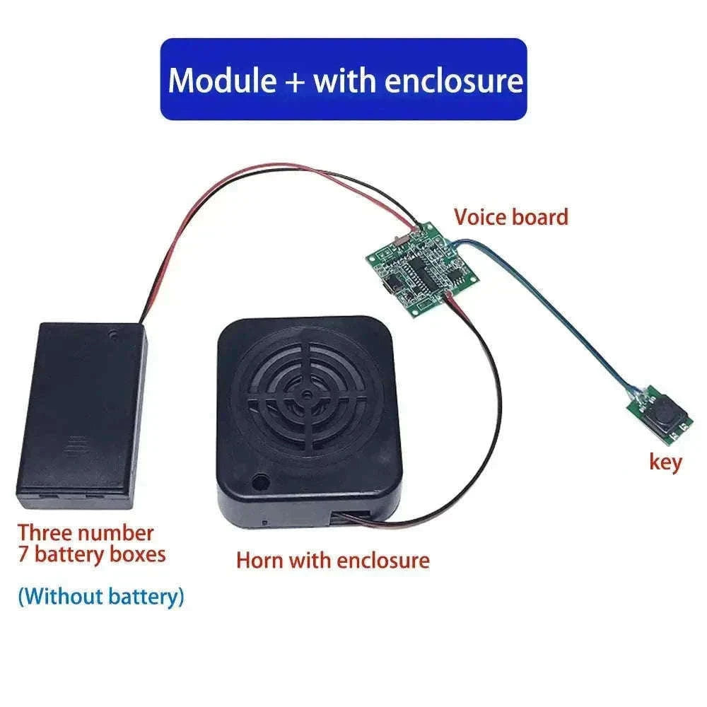 Sound Recorder Module with MP3/WAV Playback and Button Control-Type 2