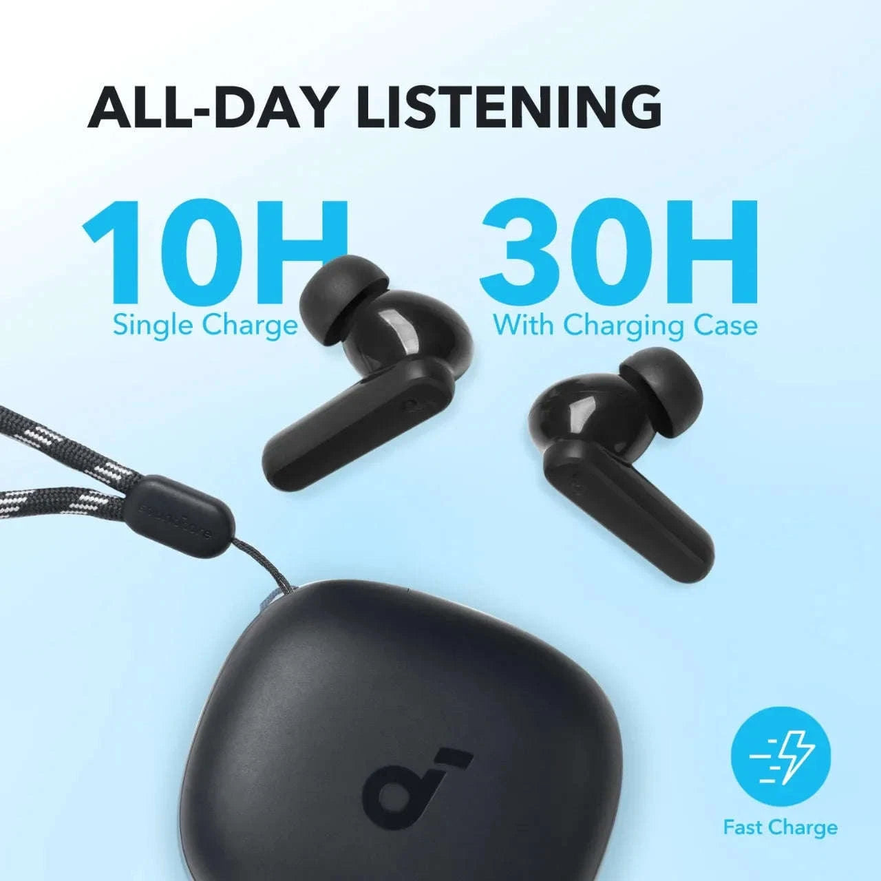 Soundcore P20i Wireless Earbuds-Black / Russian Federation