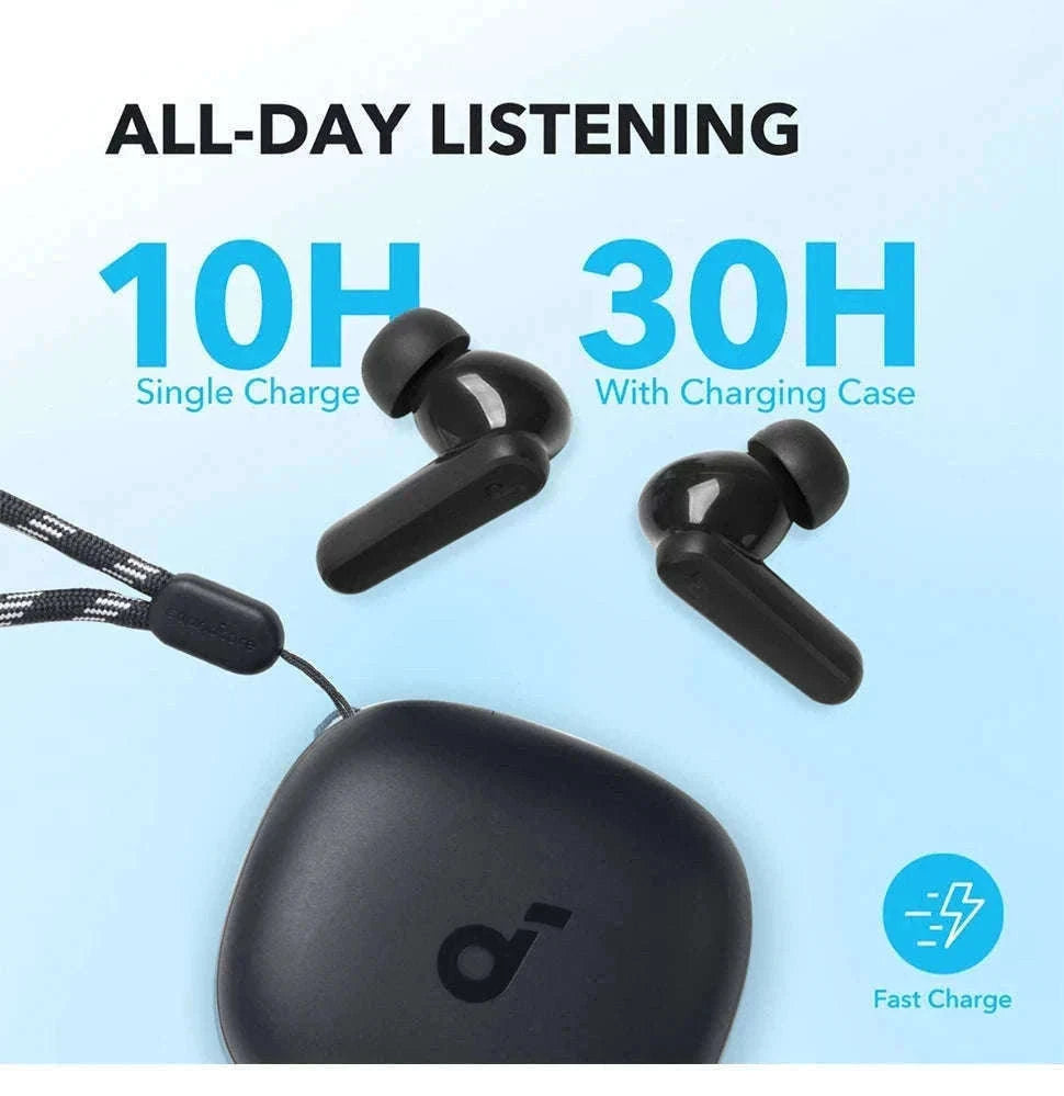 Soundcore P20i Wireless Earbuds with 30-Hour Playtime-Black / Russian Federation