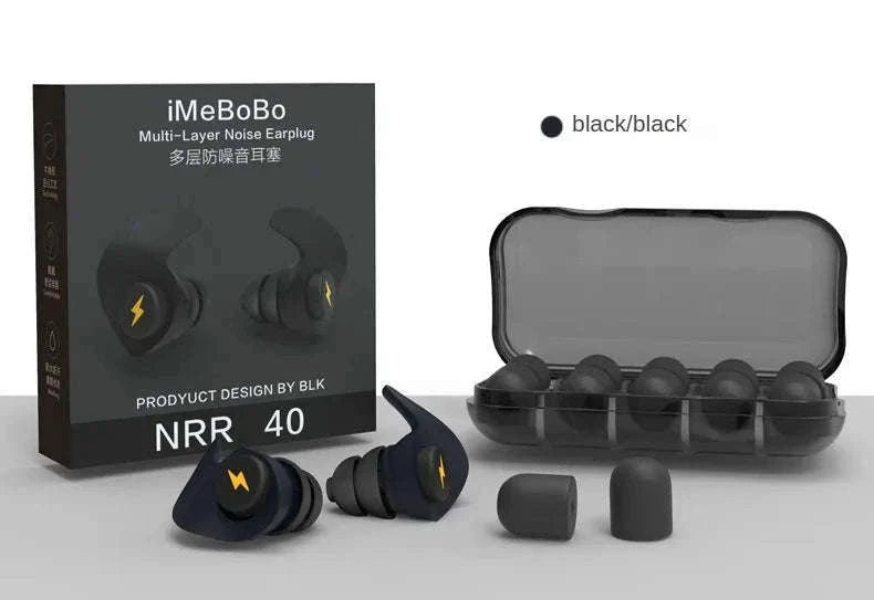 Soundproof Earplugs for Sleep with 32dB Noise Reduction-