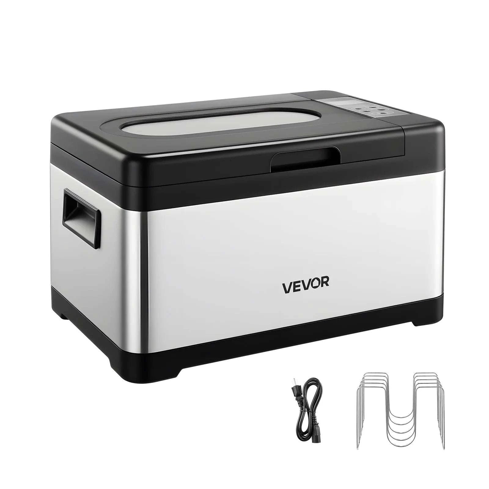 Sous Vide Cooker 800W 8L with Precise Temperature & Timer Control-United States / Plastic stainless