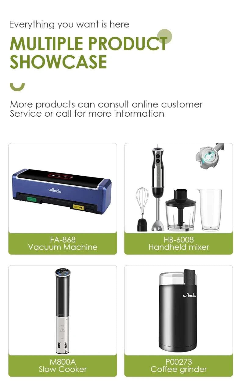 Sous Vide Immersion Circulator 1100W Precision Cooker IPX7 Waterproof-M820 / EU