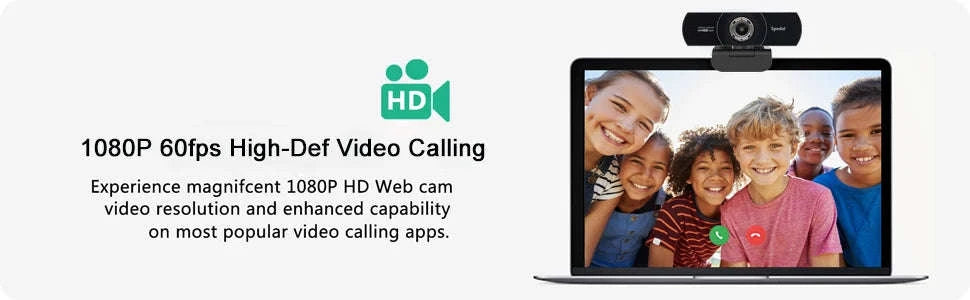 Spedal MF934HT 1080P 60fps Webcam with Microphone and Tripod-CN