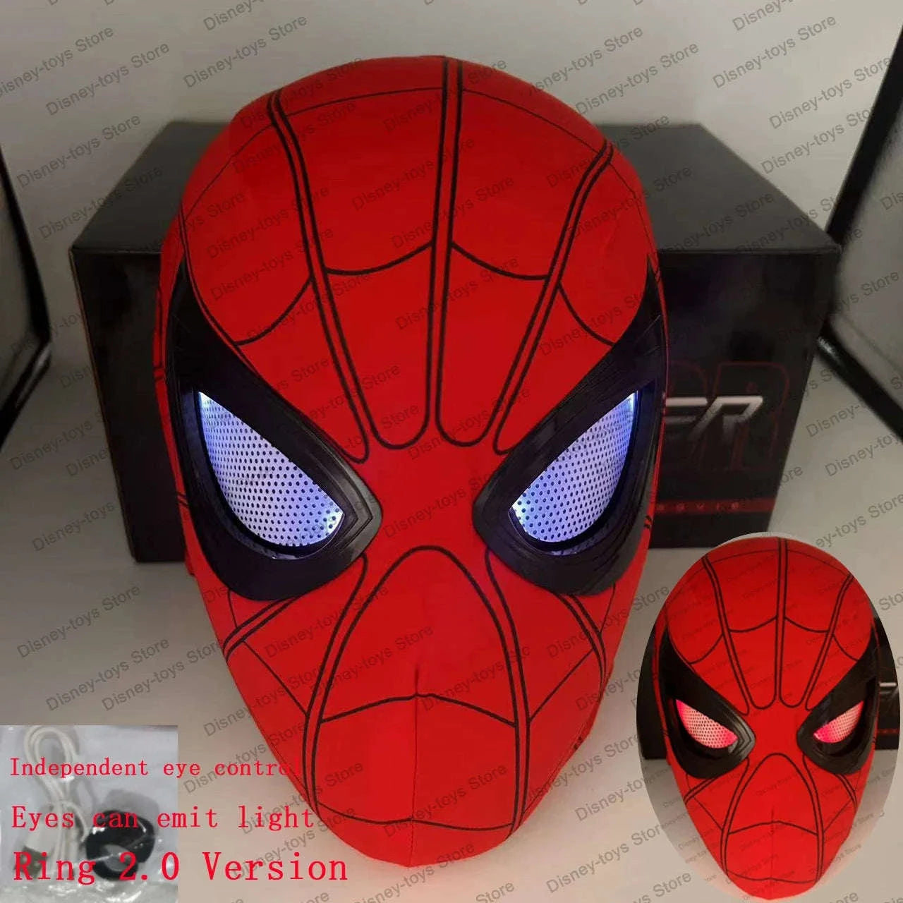 Spider Man Mobile Eye Electronic Mask with Remote Control-3D Line