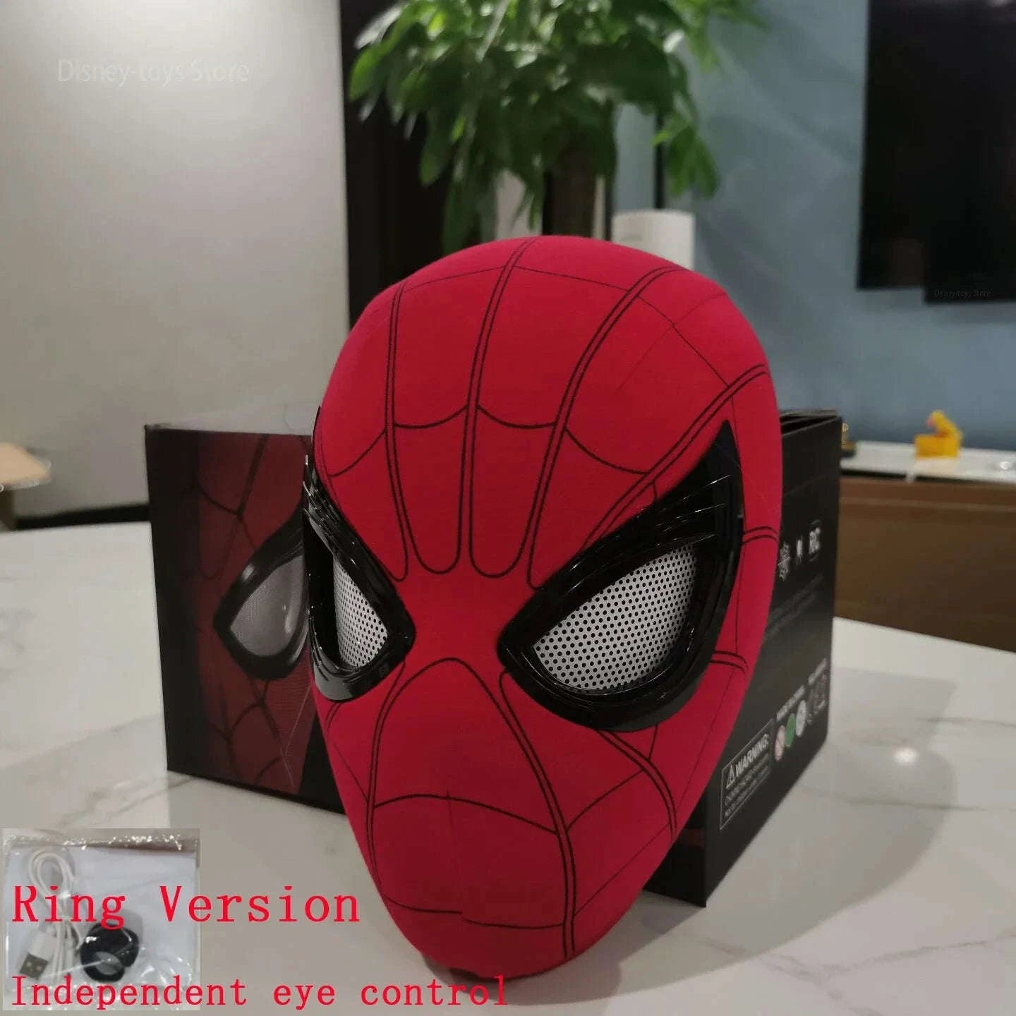 Spider Man Mobile Eye Electronic Mask with Remote Control-3D Line