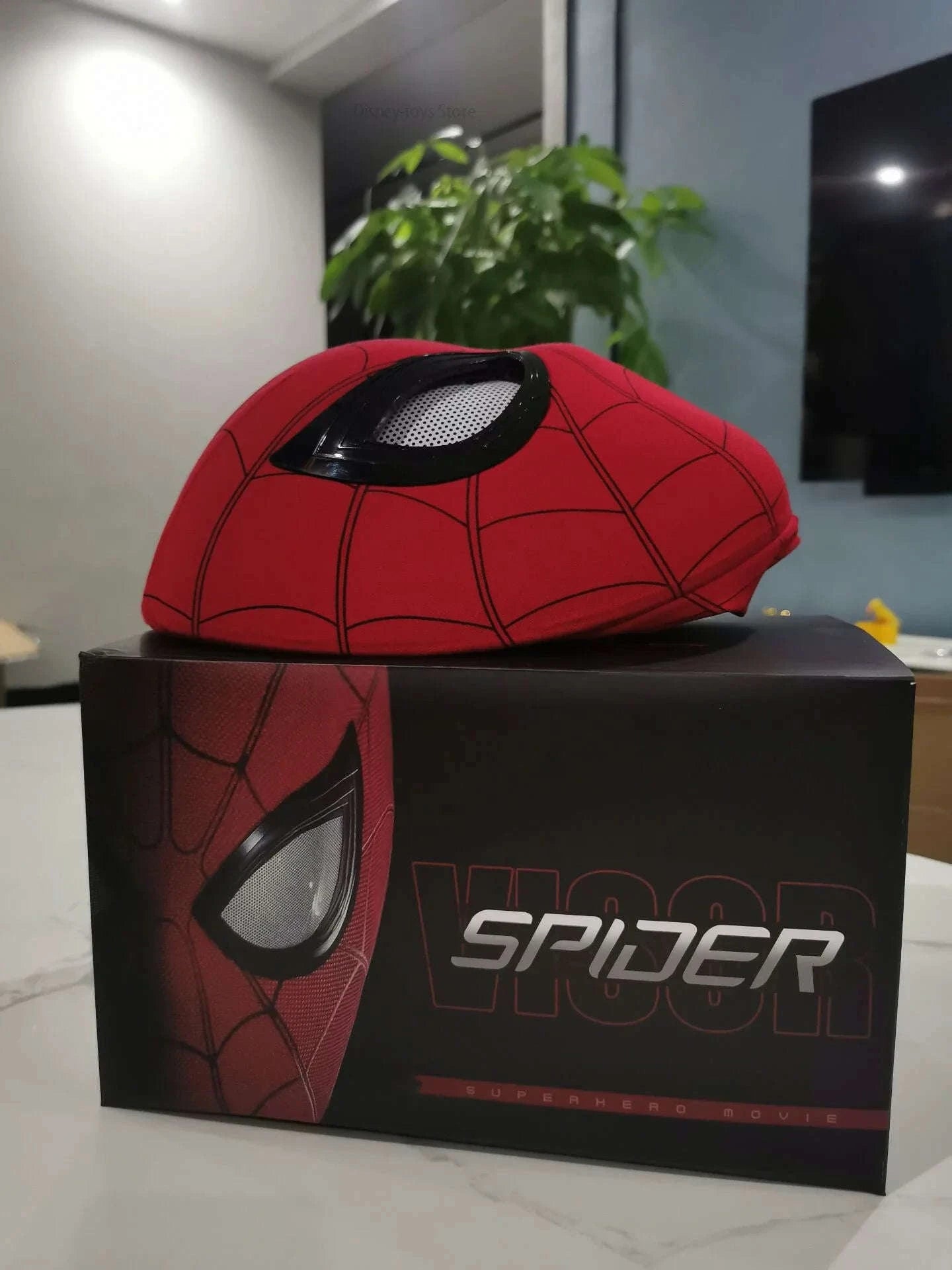 Spider Man Mobile Eye Electronic Mask with Remote Control-3D Line