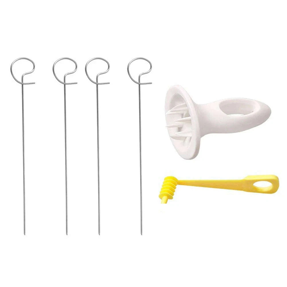 Spiral Potato Slicer Manual Tornado Cutter with Stainless Steel Blades-UNITED KINGDOM