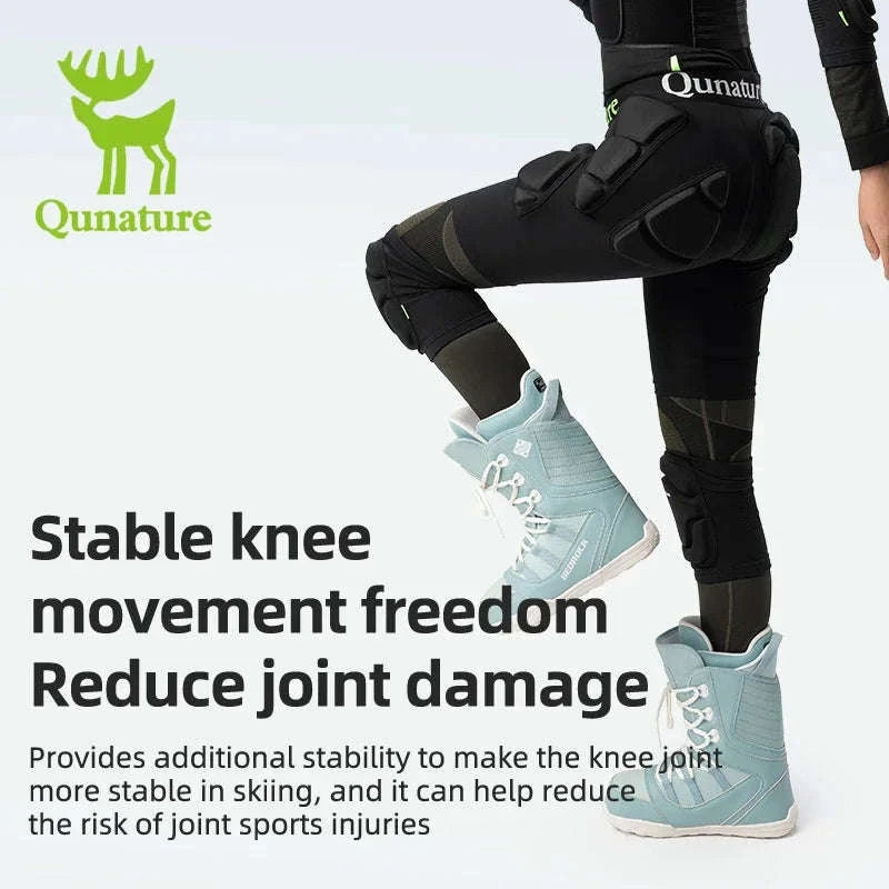 Sport Knee Pads for Skiing, Riding & Impact Protection-Black / S