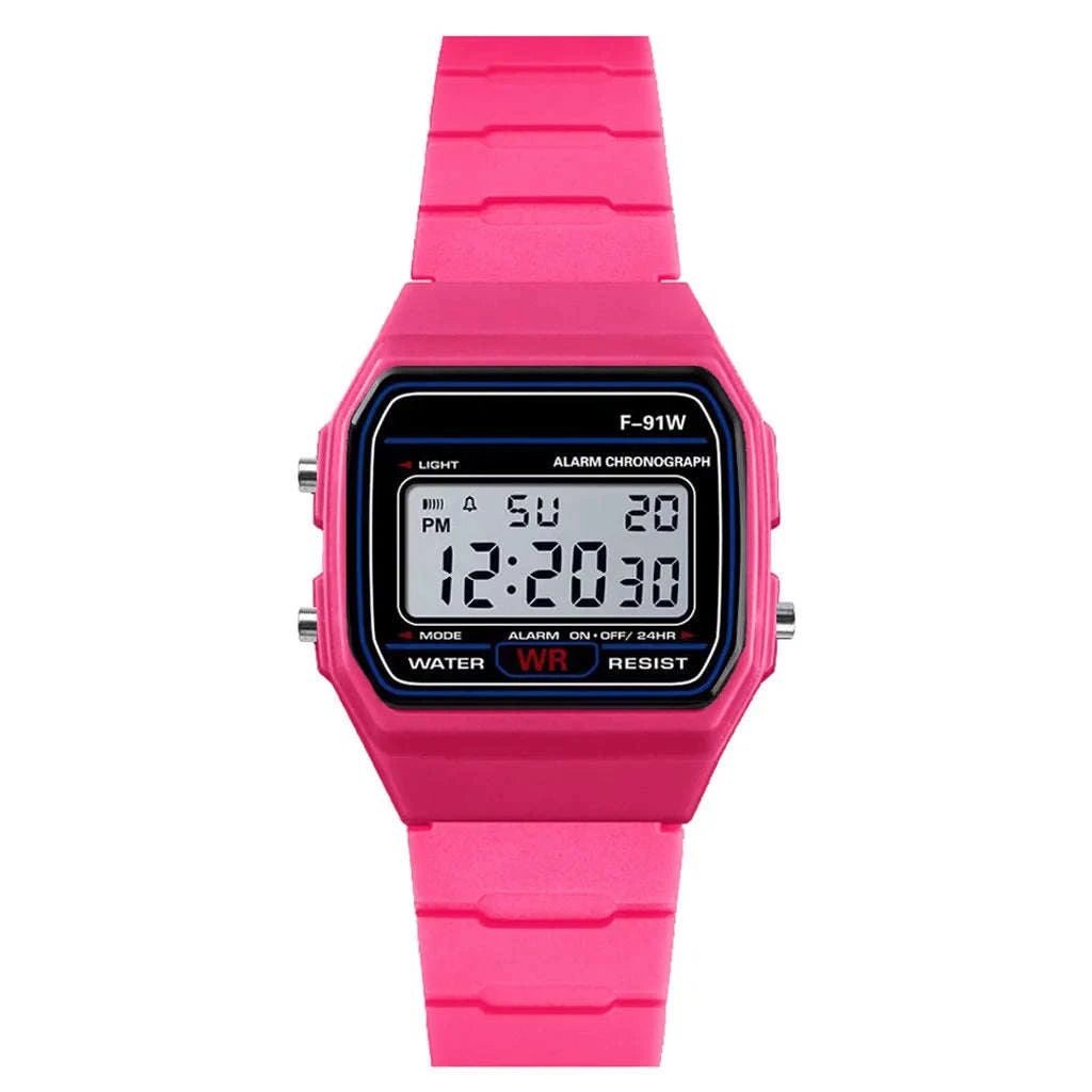 Sport LED Waterproof Watch for Everyday Performance-Pink