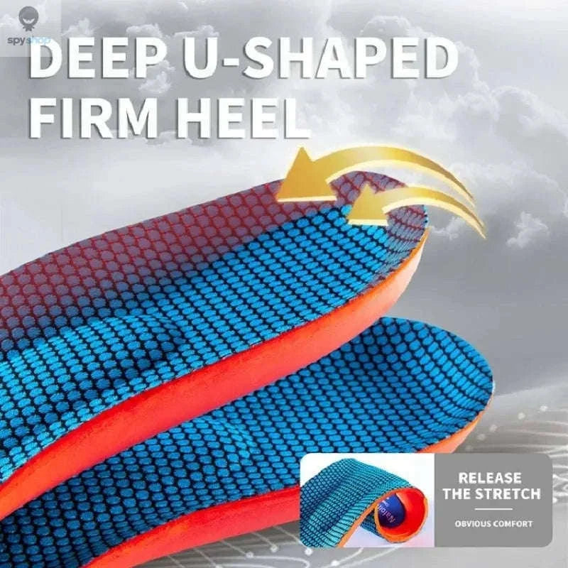 Sport Orthopedic Insoles for Shock-Absorbing Active Comfort-Blue / EU43-44(270mm)