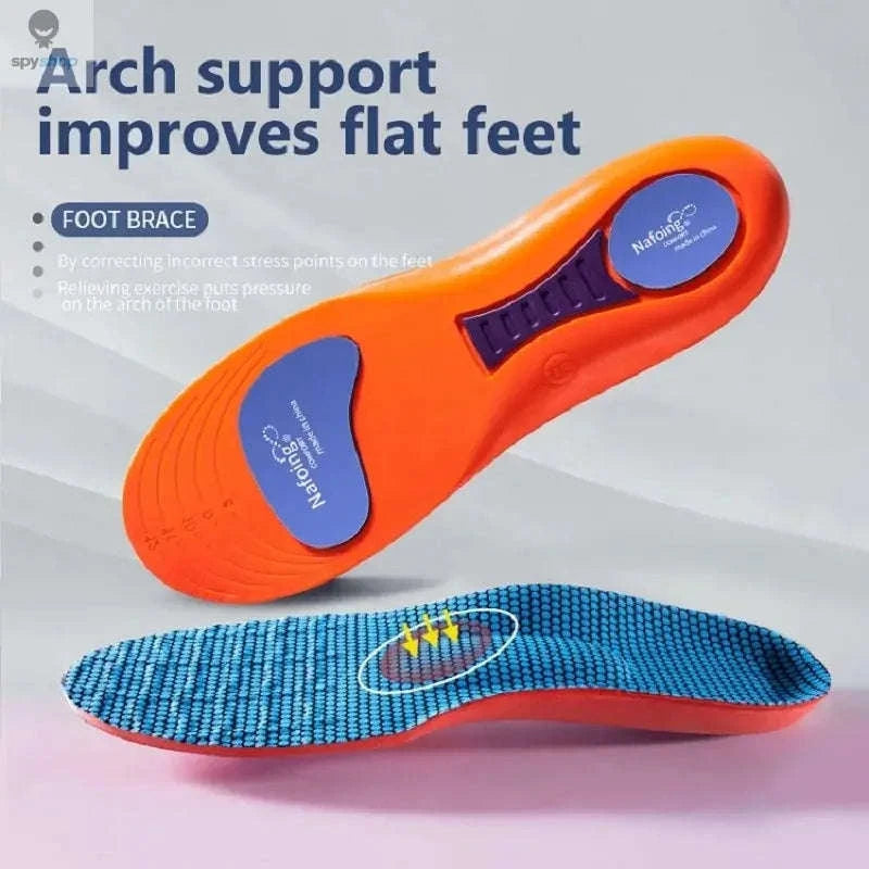 Sport Orthopedic Insoles – Shock-Absorbing Support for Active Comfort-Blue / EU43-44(270mm)