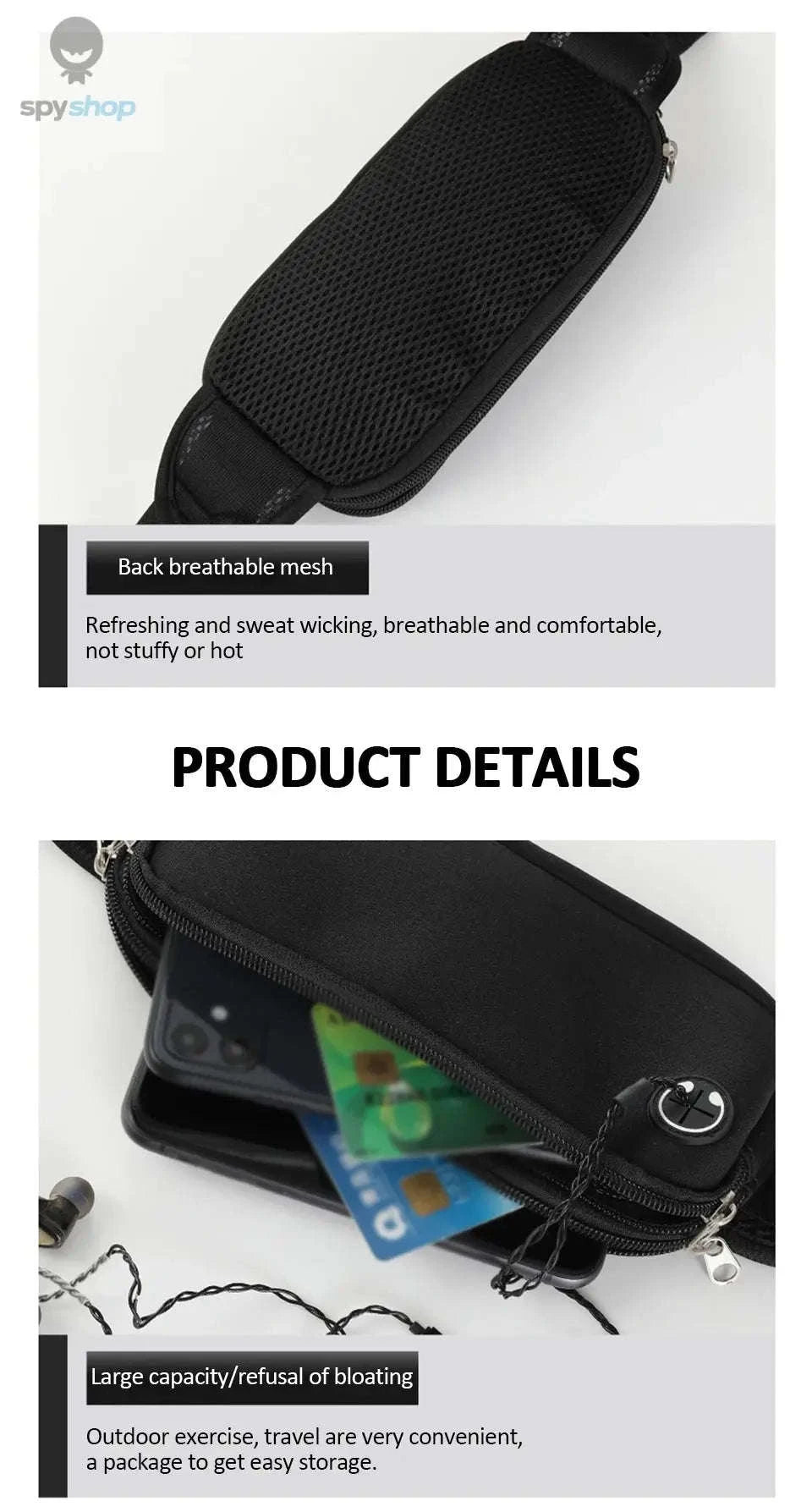 Sports Fanny Pack Waist Bag-Dark Blue