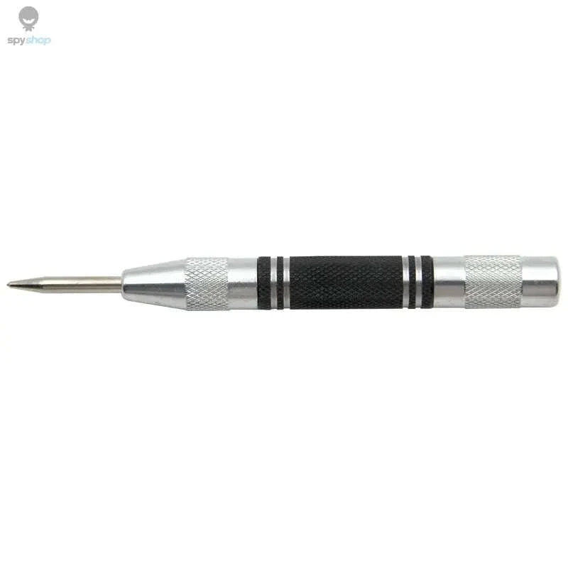 Spring Automatic Center Punch Locator Tool-128mm silver black