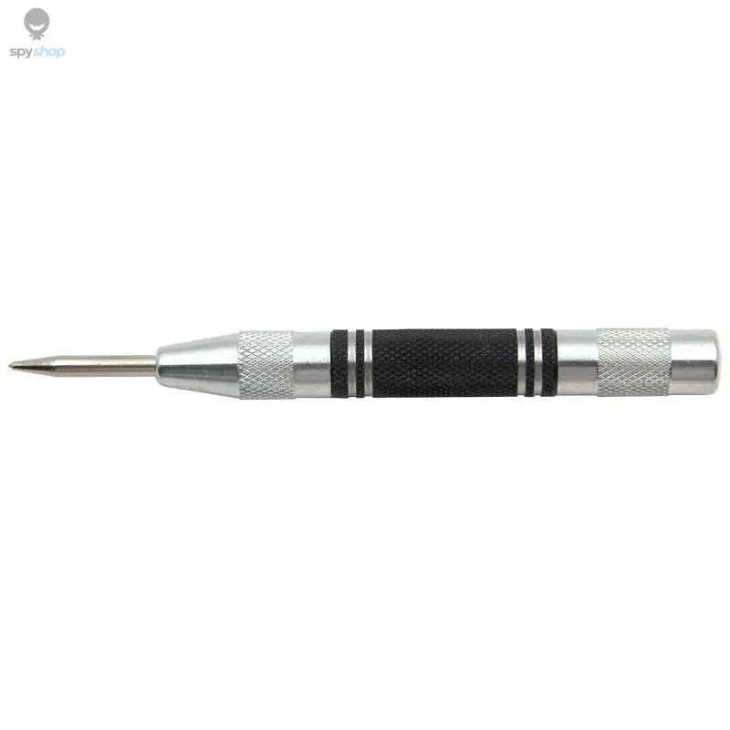 Spring Automatic Center Punch Locator Tool-128mm silver black