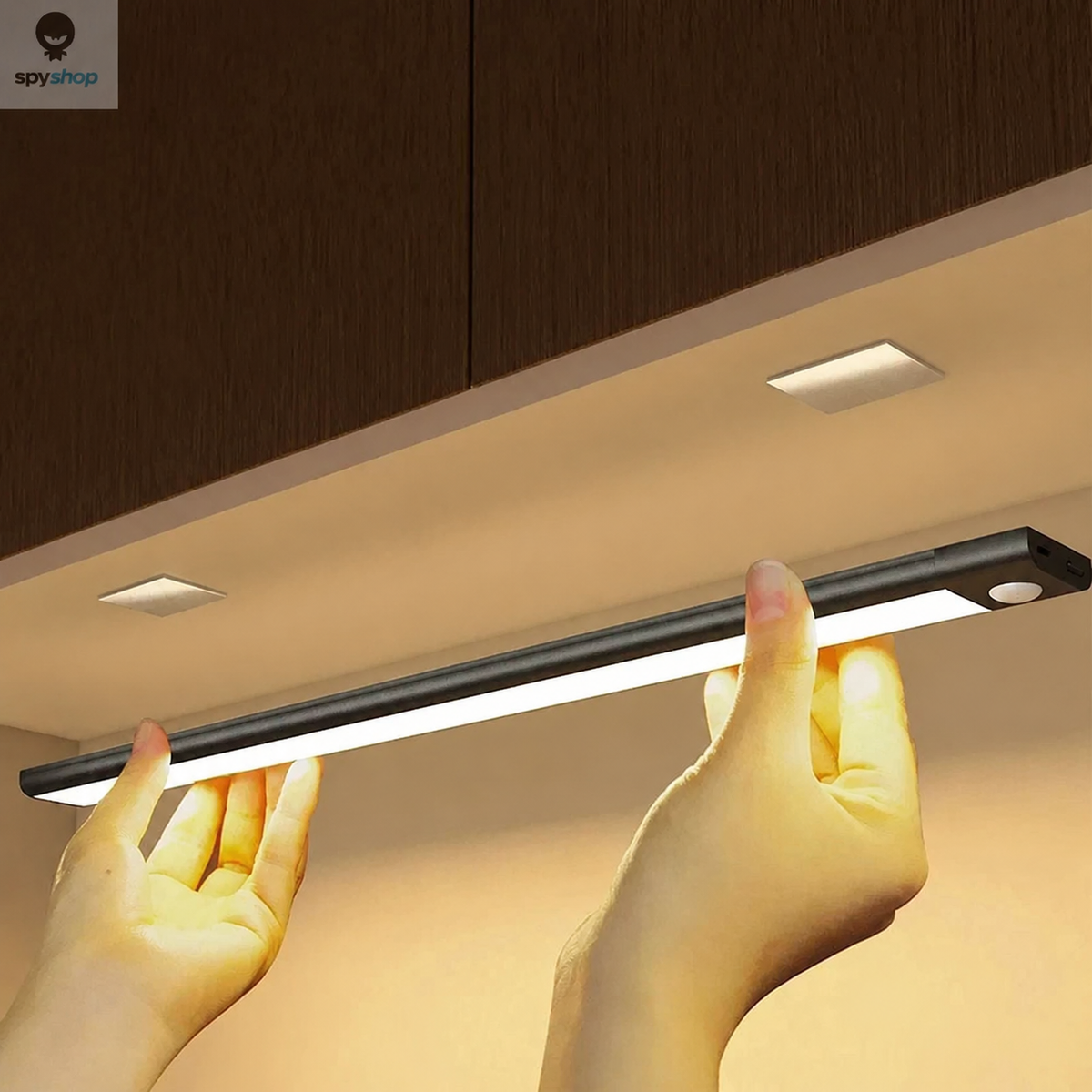 LED Cabinet Light with Motion Sensor, Rechargeable and Slim