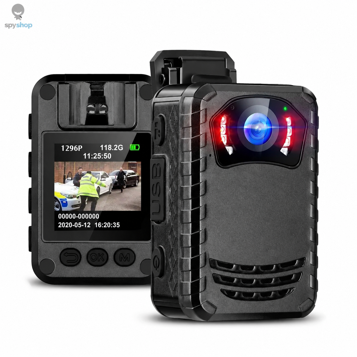 Mini Body Camera with HD Recording, Night Vision, Long Battery