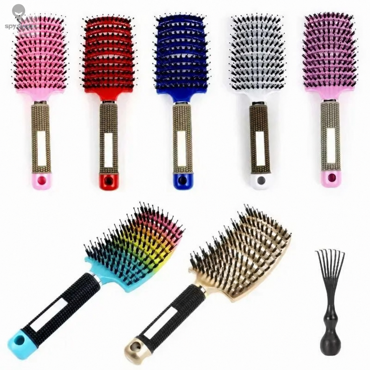 Exfoliating Hair Brush for Gentle Scalp Care and Detangling