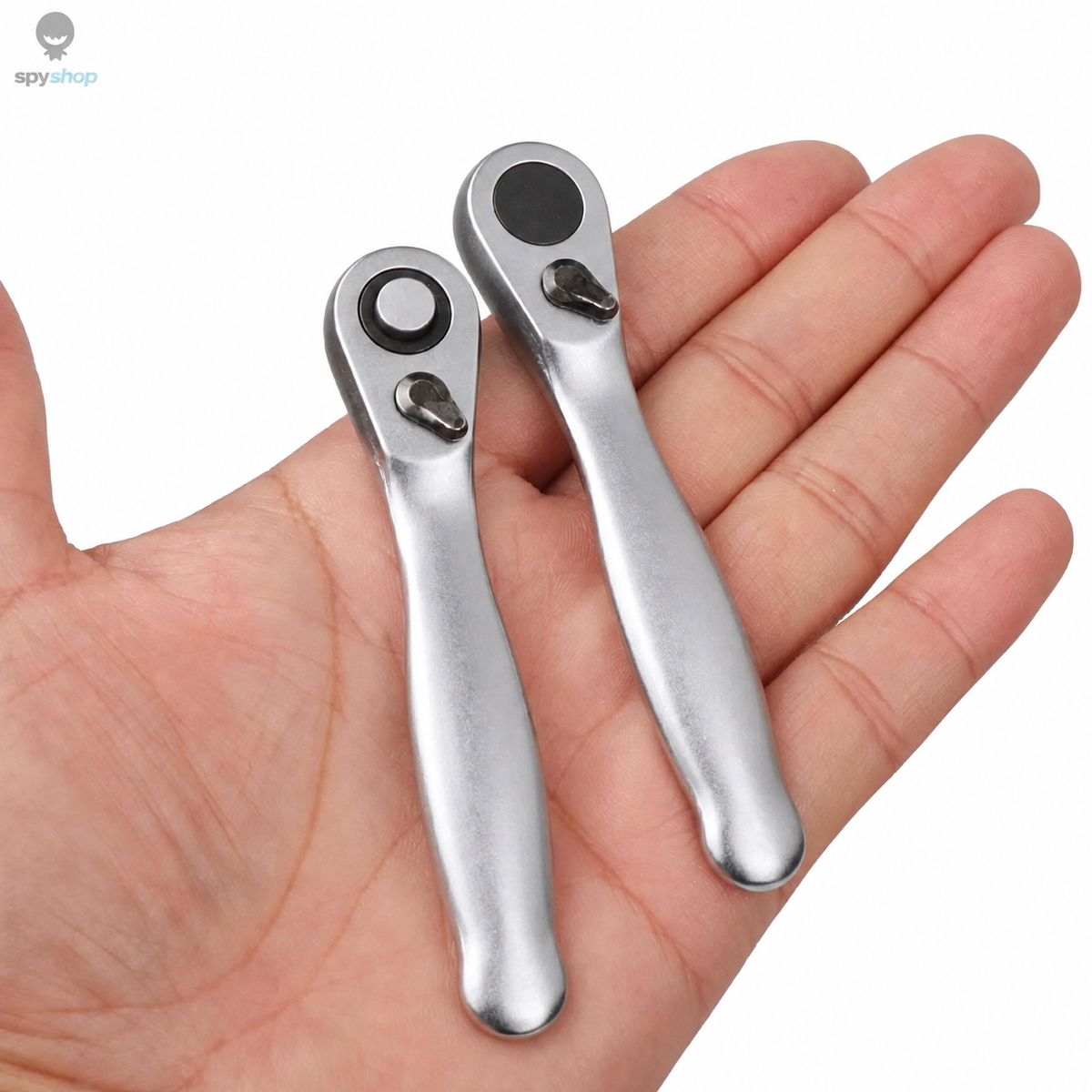 Mini 2-in-1 1/4” Ratchet Wrench Quick Socket Handle Set