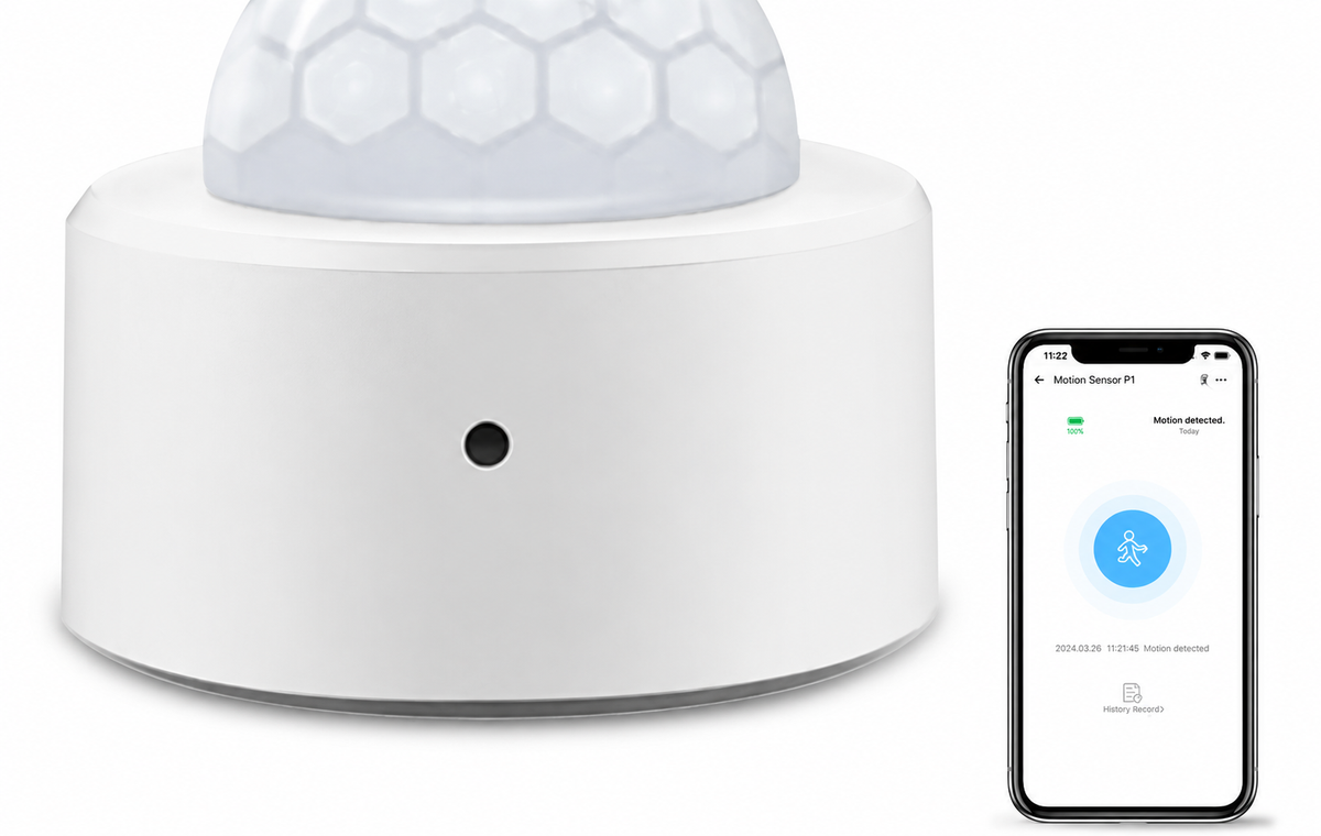 Zigbee 3.0 PIR Motion Sensor for Smart Home Alerts