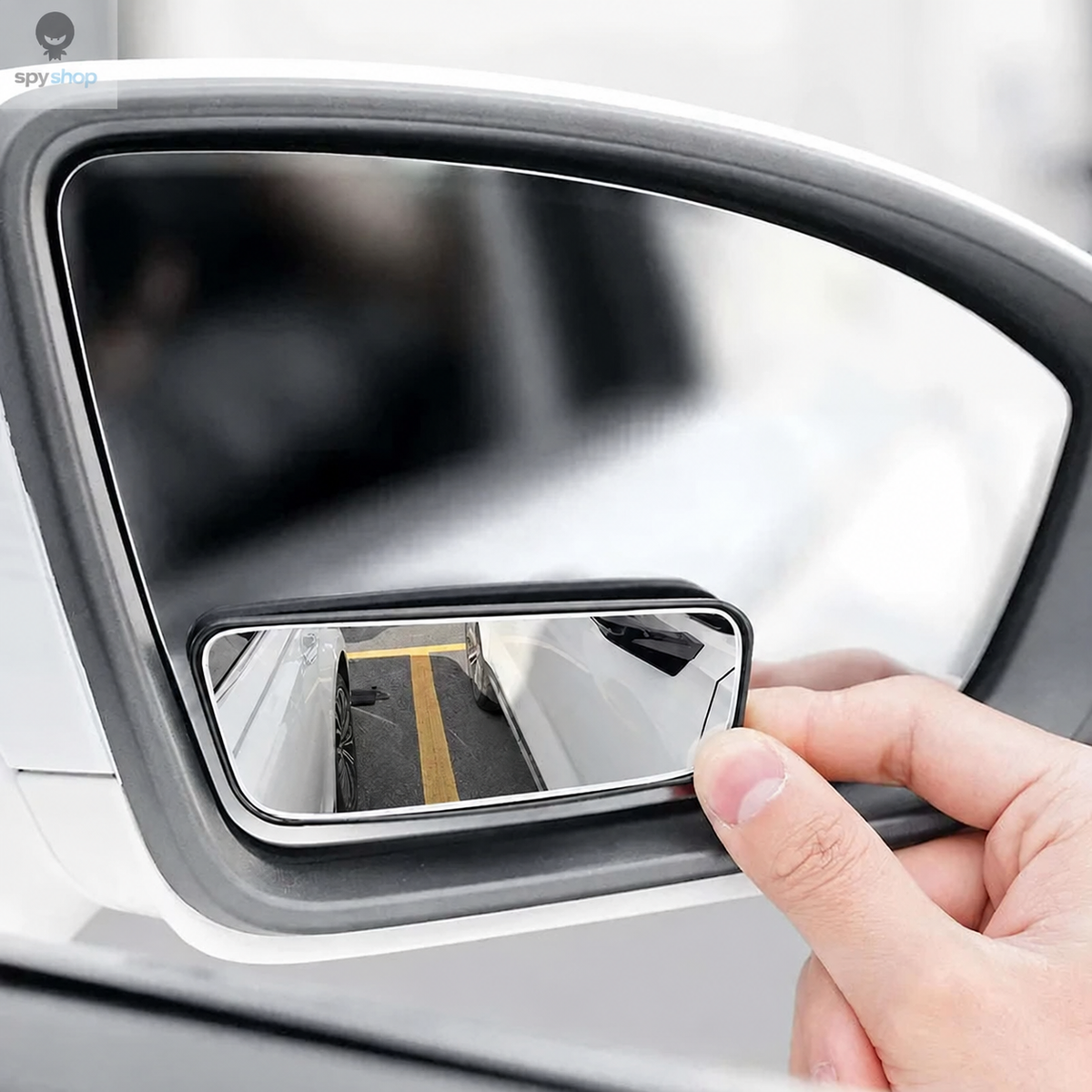 2-Piece 360° Adjustable Blind Spot Mirror Set