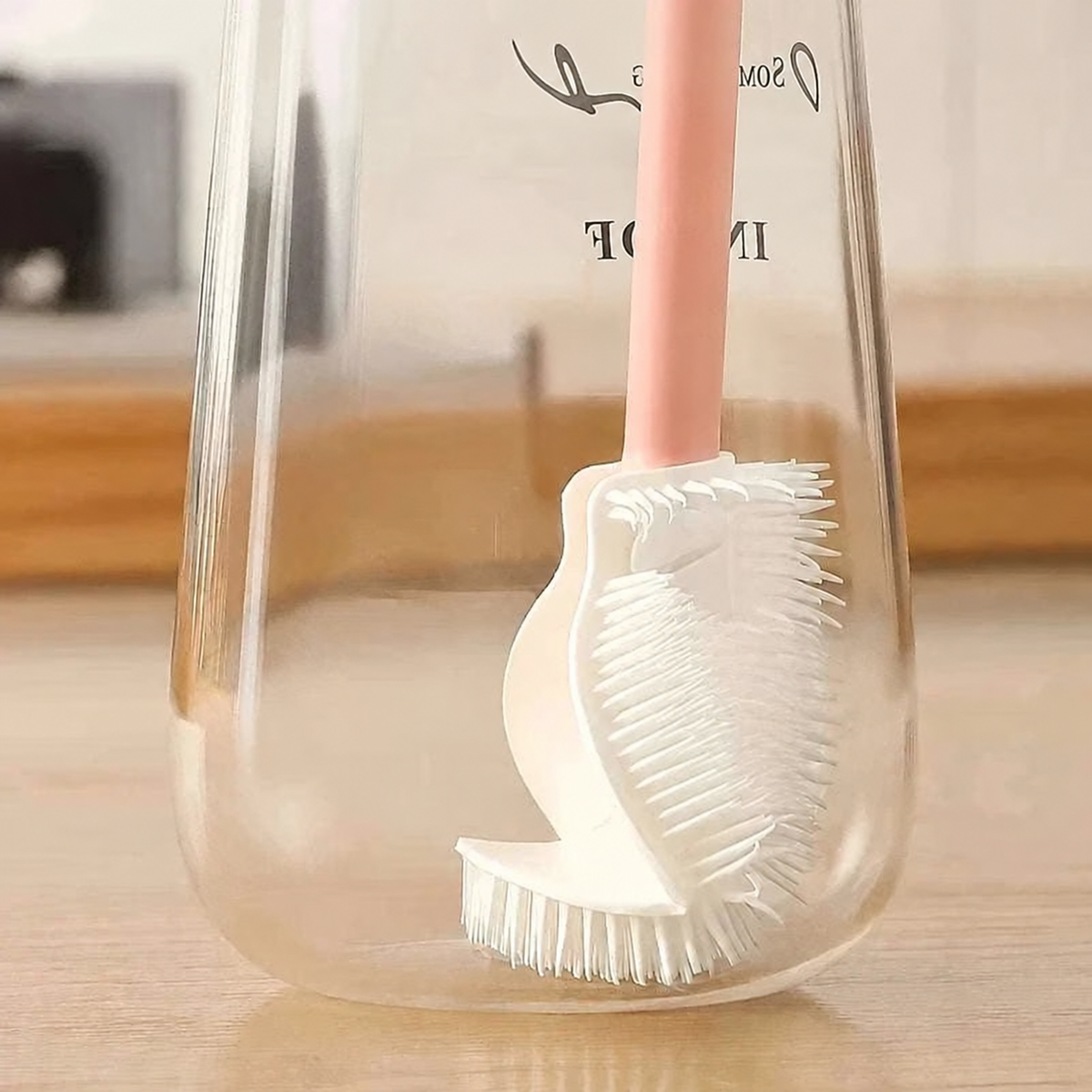 Foldable 360° Silicone Bottle Brush for Deep Cleaning