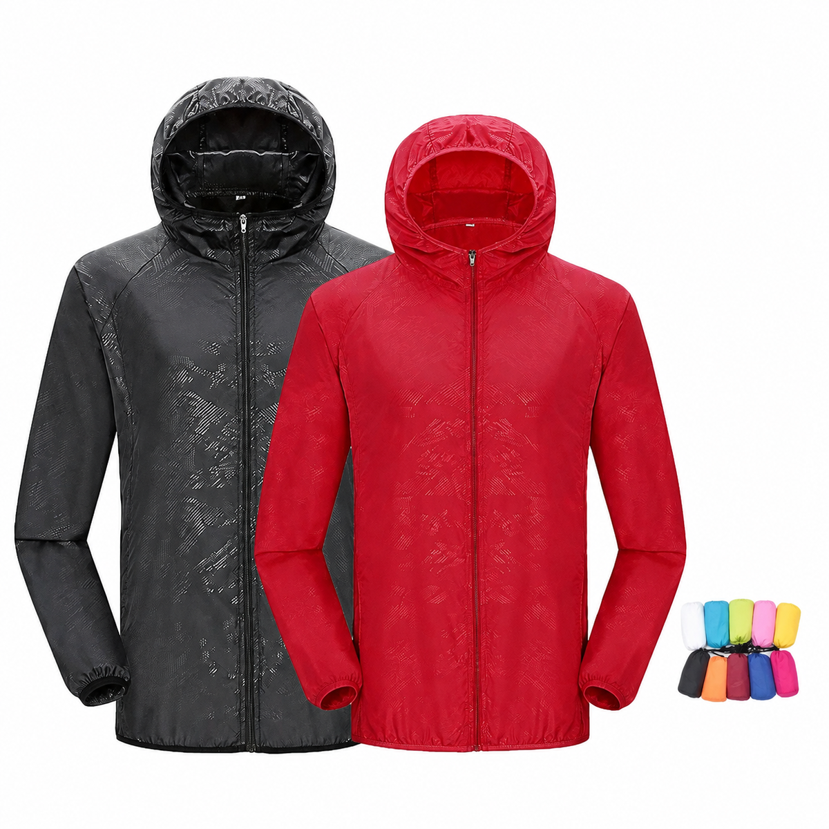 Unisex Waterproof Hiking Jacket for All-Weather Outdoor Comfort