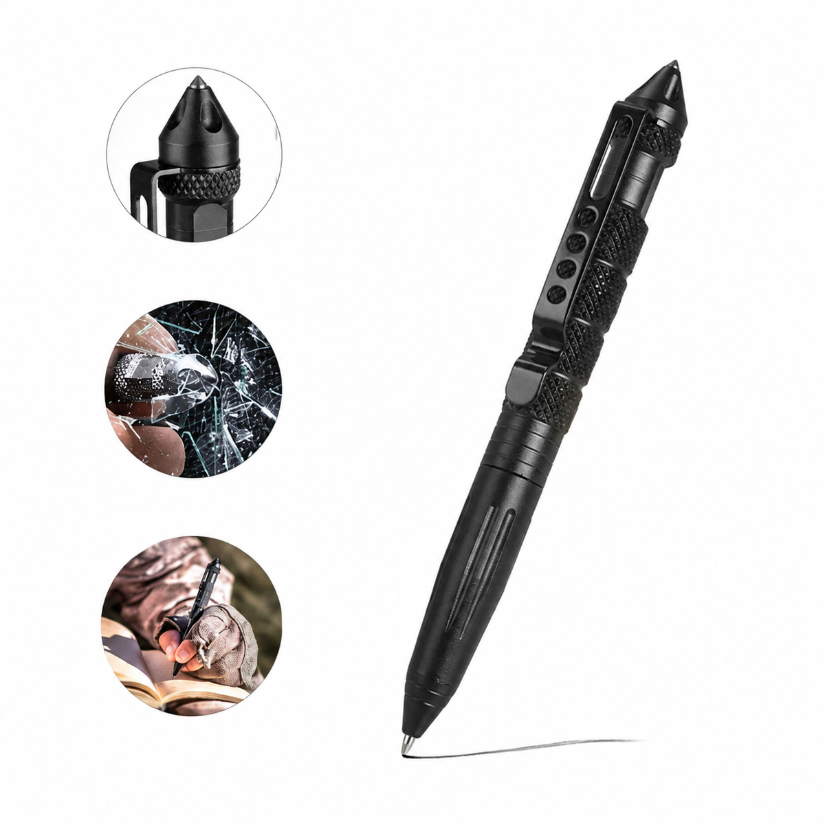 Multifunctional Tactical Pen for Self-Defense and Emergencies