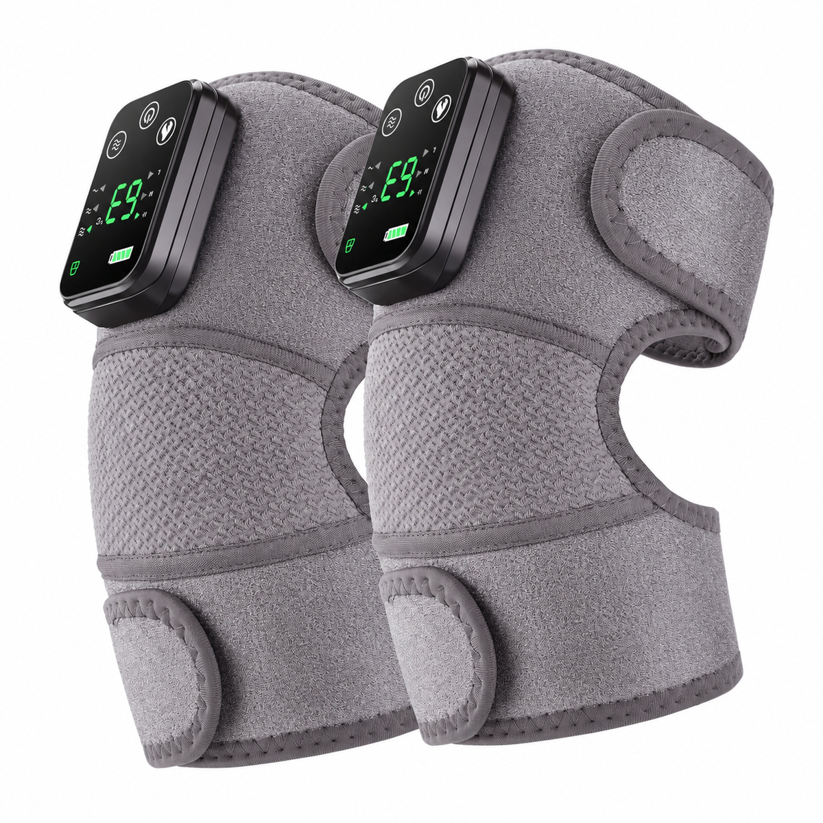 Electric Heated Knee Massager with Vibration and Warmth