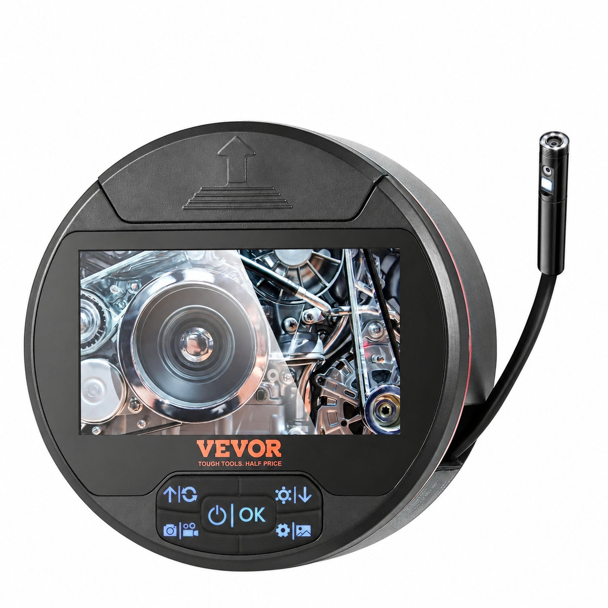 Triple Lens Endoscope Camera with 4.3" Screen