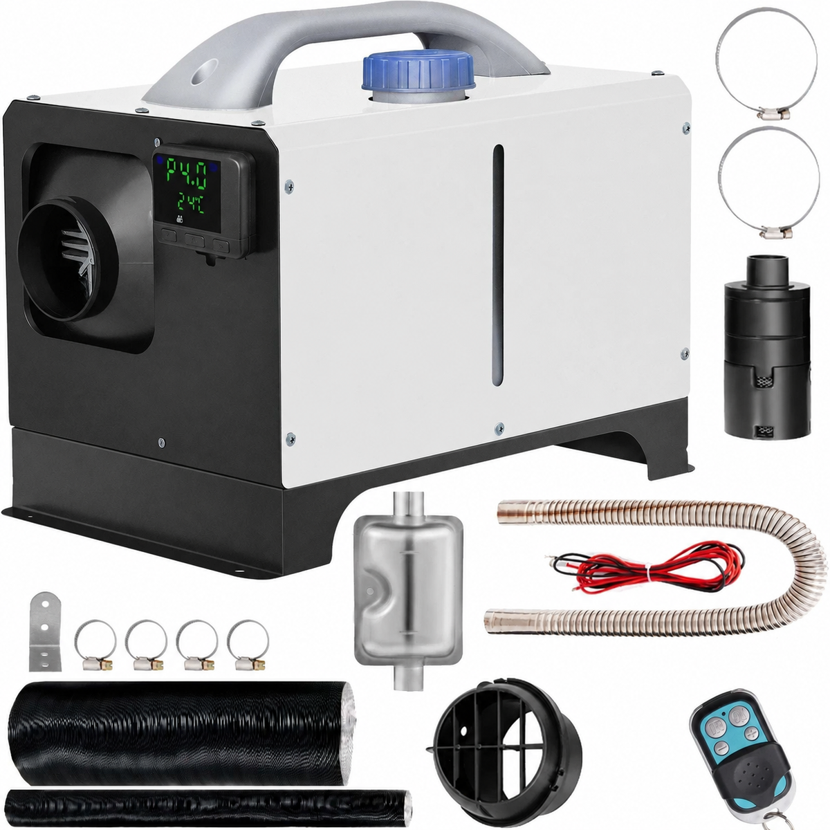 8KW 12V Diesel Air Heater with LCD & Remote for RV Truck
