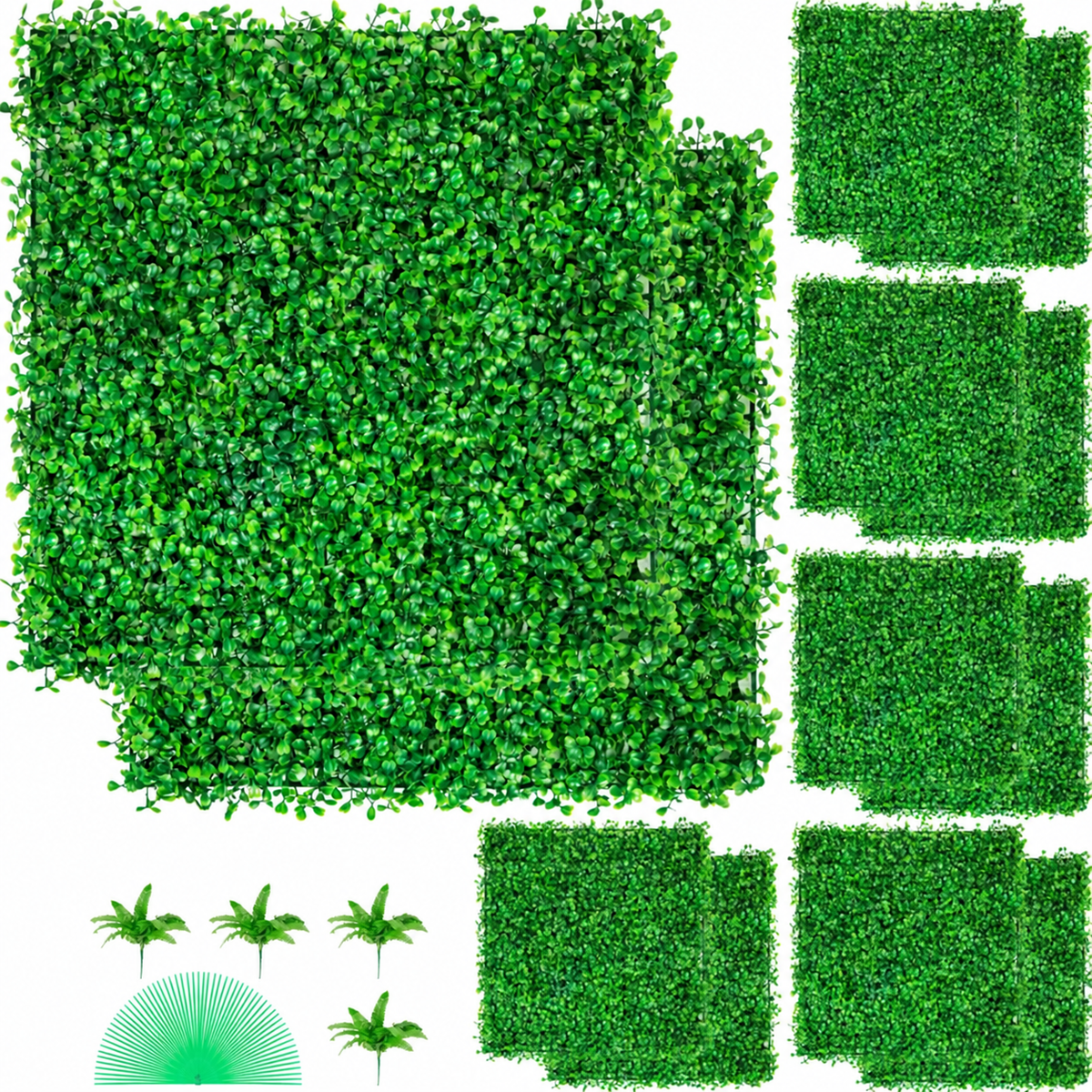 Artificial Boxwood Hedge Wall Panel