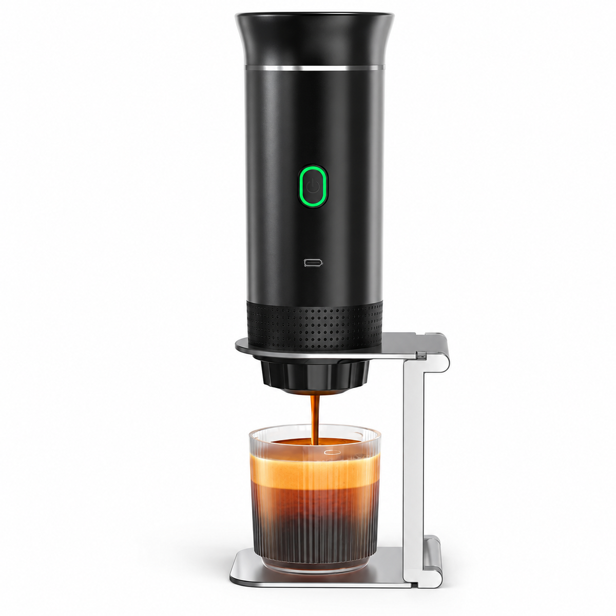 Wireless Electric Portable Espresso Coffee Machine for Car & Home Camping Coffee Maker 3-in-1 Capsule Powder Travel Coffee Maker