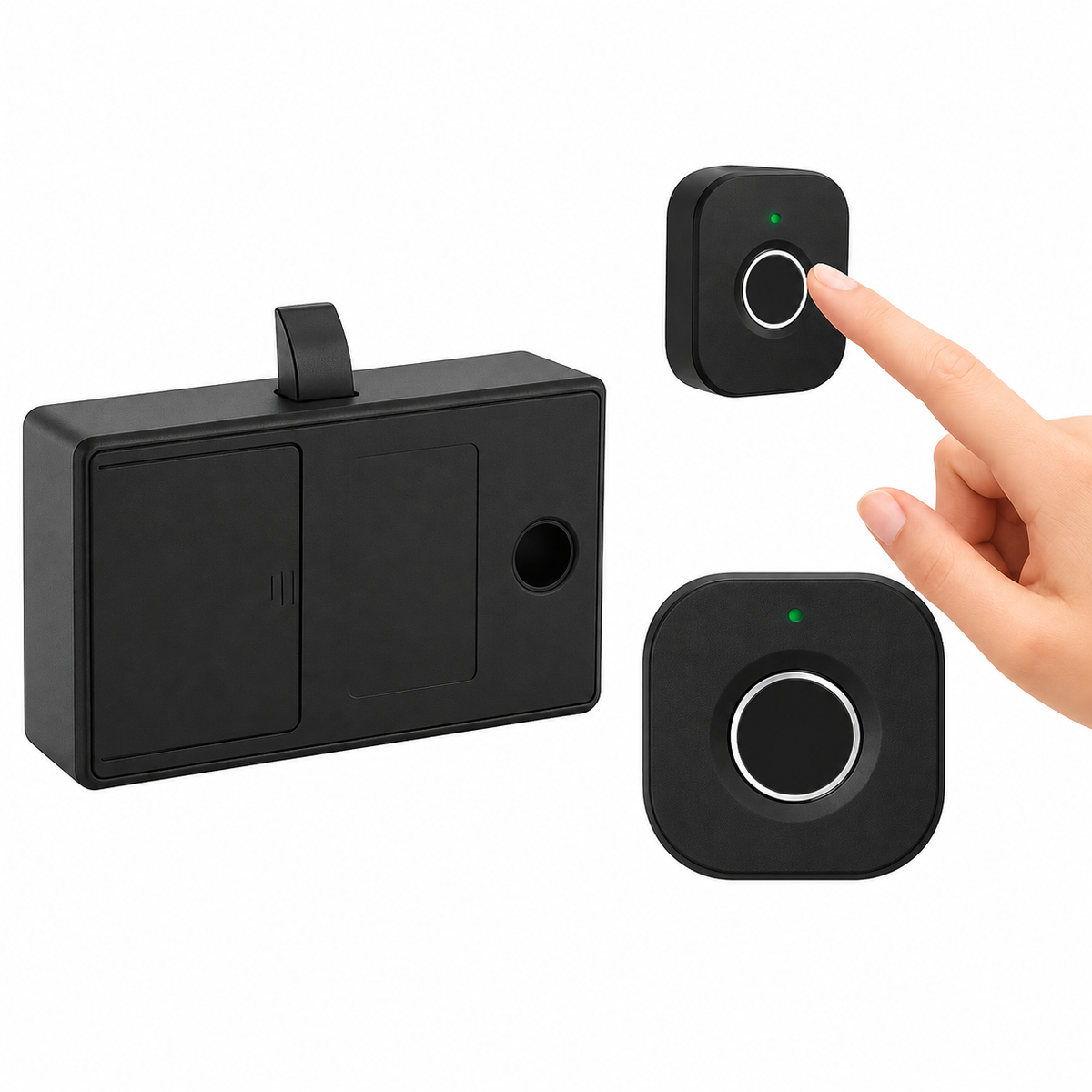 Fingerprint Cabinet Lock Hidden Drawer Safety Lock