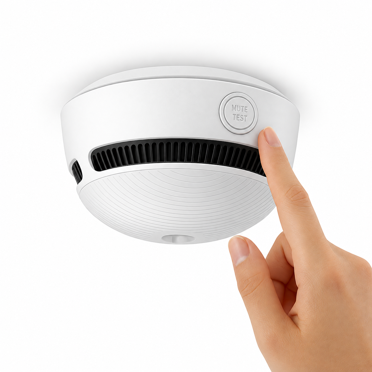 DC 3V Smoke Detector with 85dB Alarm and Self-Check