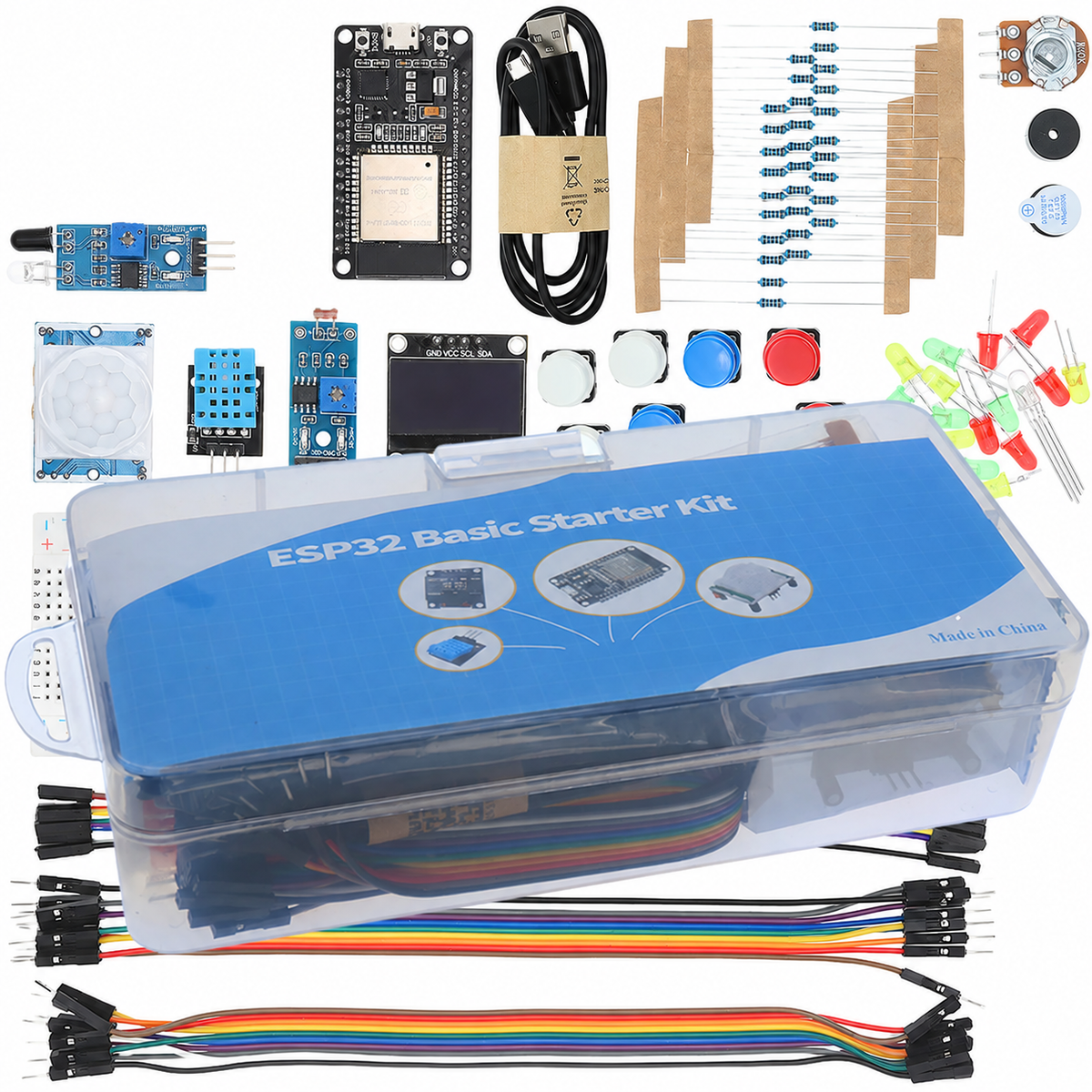 Basic ESP32 Starter Kit with Tutorials