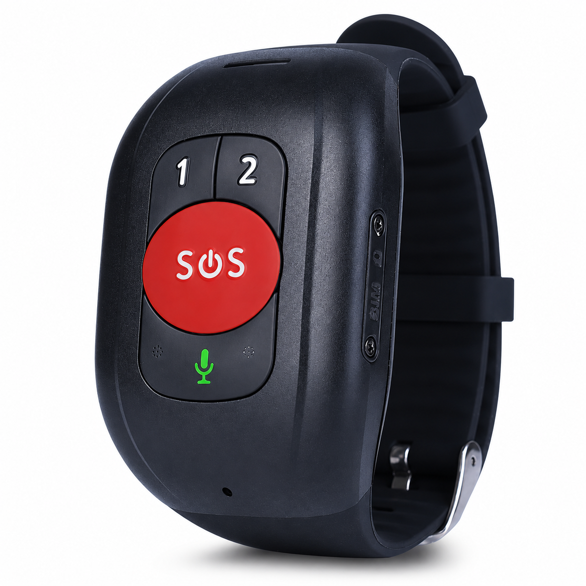 Elderly 4G SOS GPS Watch with Heart Rate and Blood Pressure Monitor