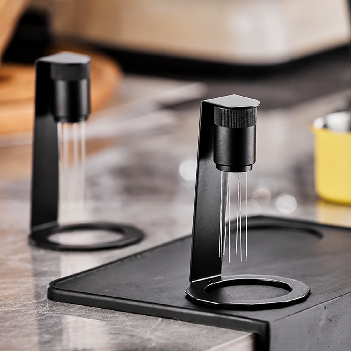 Espresso WDT Needle Distribution Tool with Stand