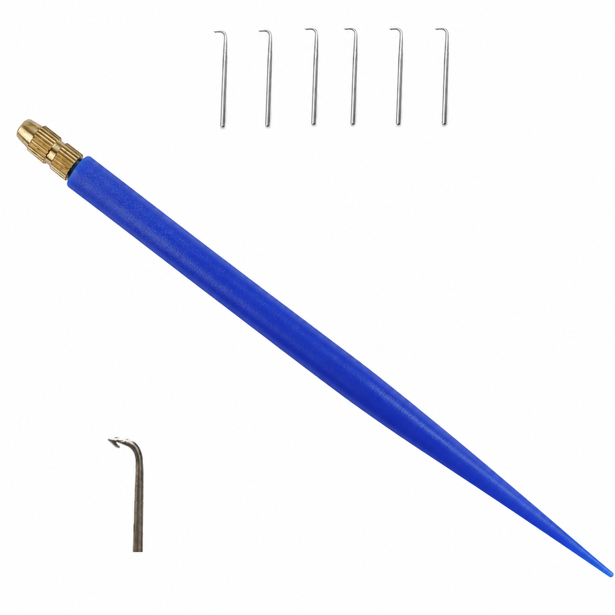 Wig Ventilating Needle Set, Holder and 6 Needles