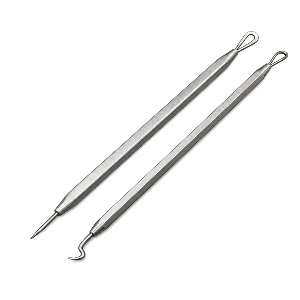 Fly Tying Bodkin Set, Straight and Hooked Tips