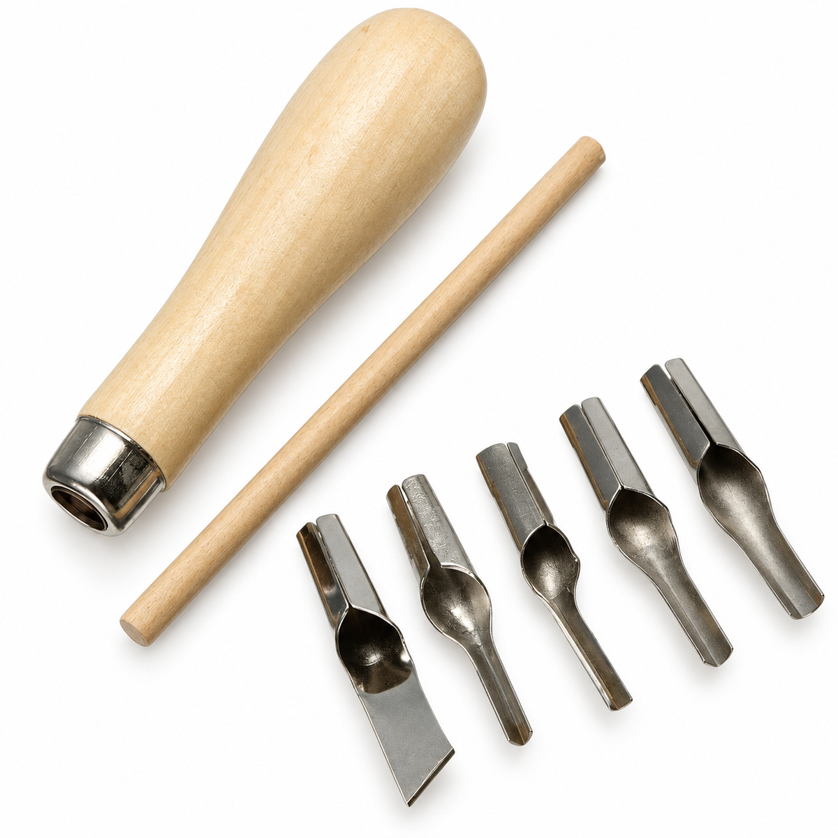 Wood-Handle Linocut & Stamp Carving Tool