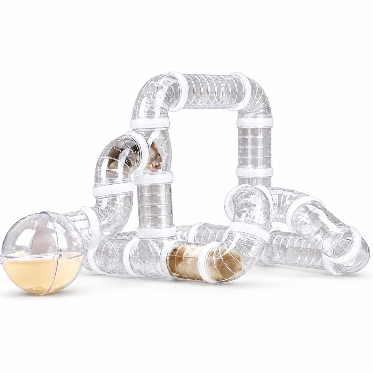 Modular Hamster Tunnel Tube Set
