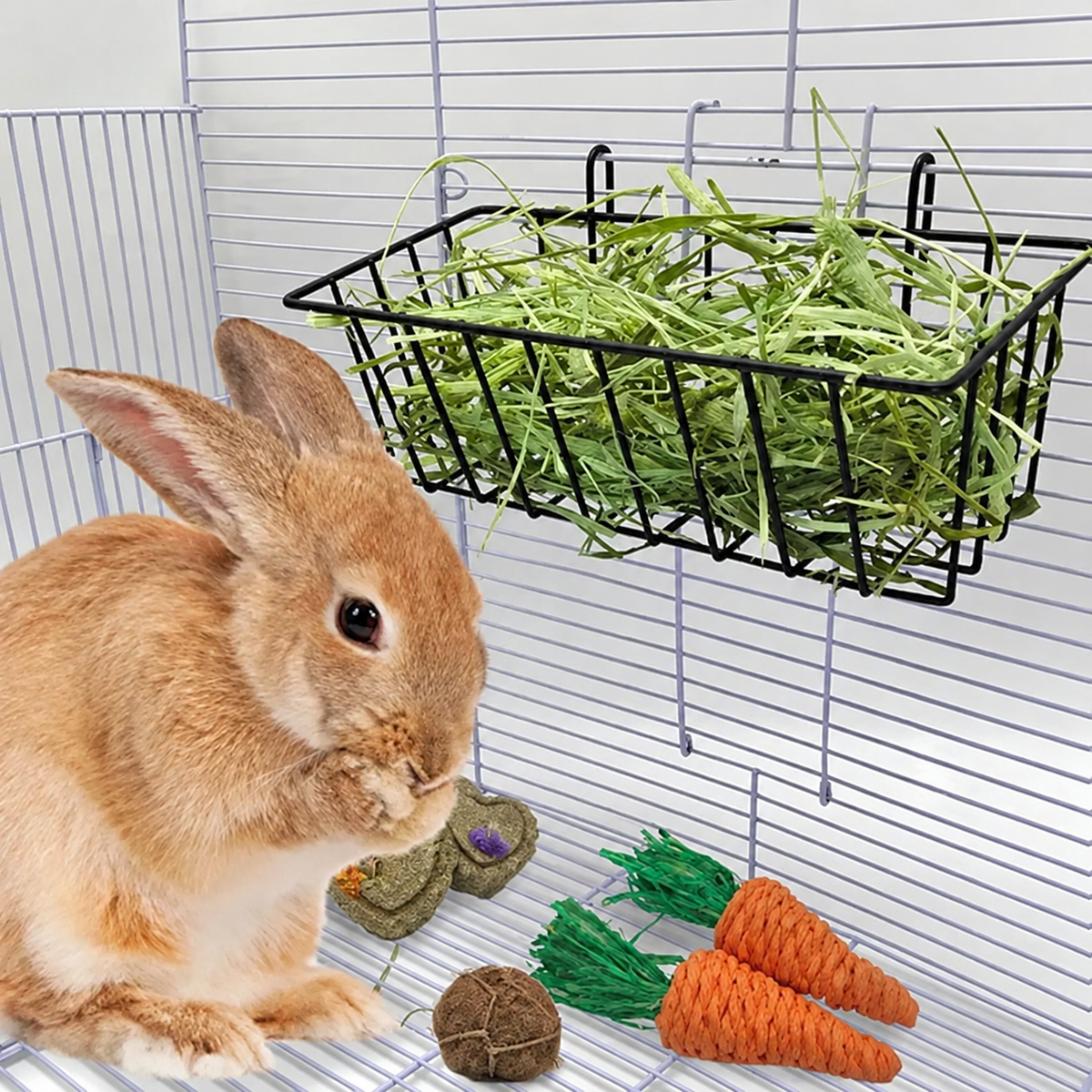 Metal Rabbit & Guinea Pig Hay Rack