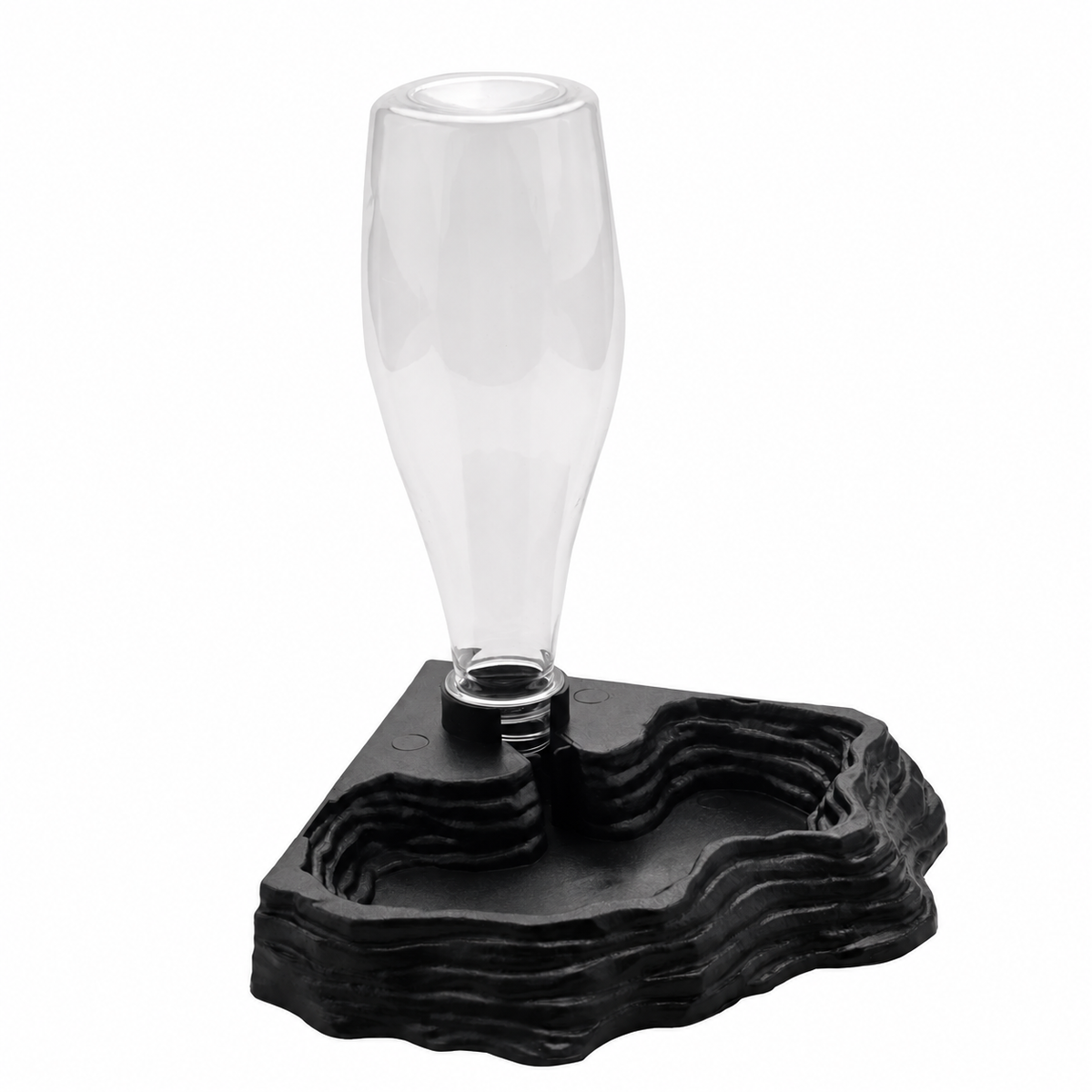 Reptile Water Dish with Gravity Bottle Feeder