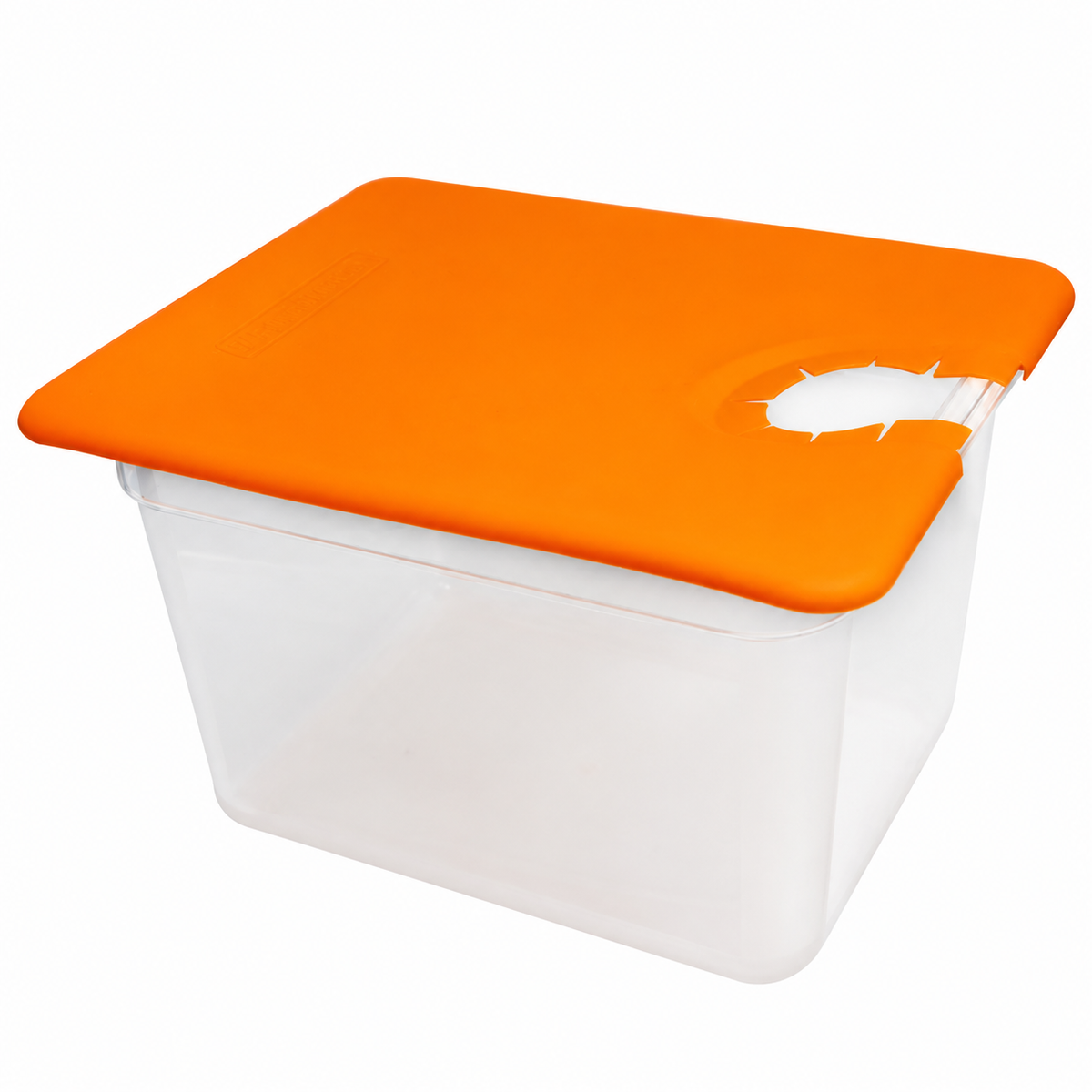 11 L Sous Vide Container with Orange Silicone Lid
