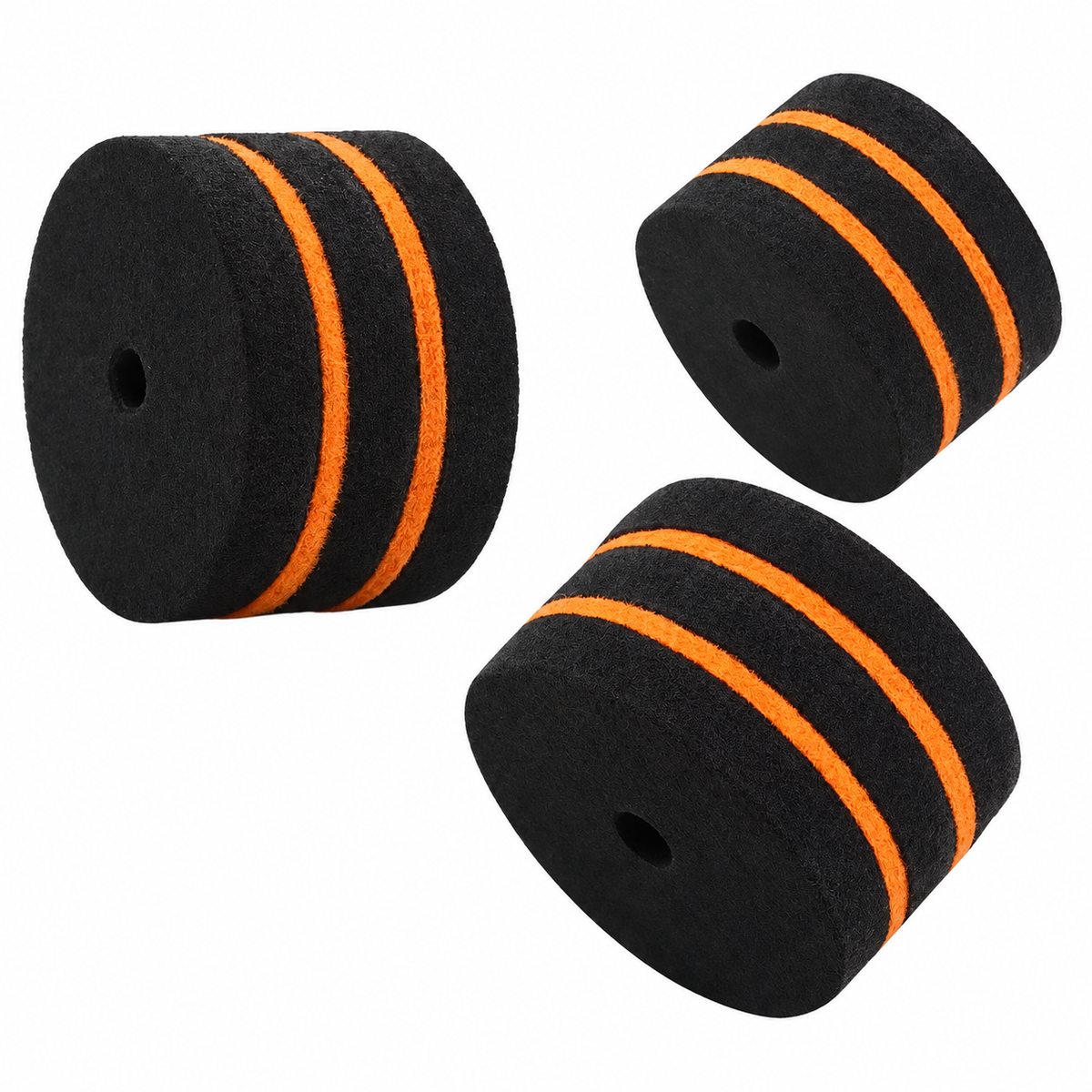 Replacement Black Felt Bass Drum Beater Head