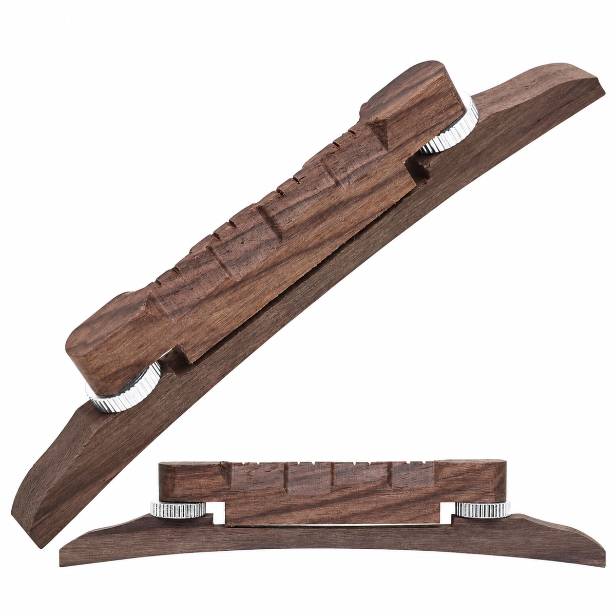 Height-Adjustable Rosewood Mandolin Bridge