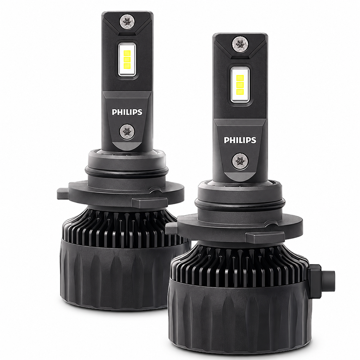 LED Vehicle Headlight Bulb Pair, 6500 K Socket Options