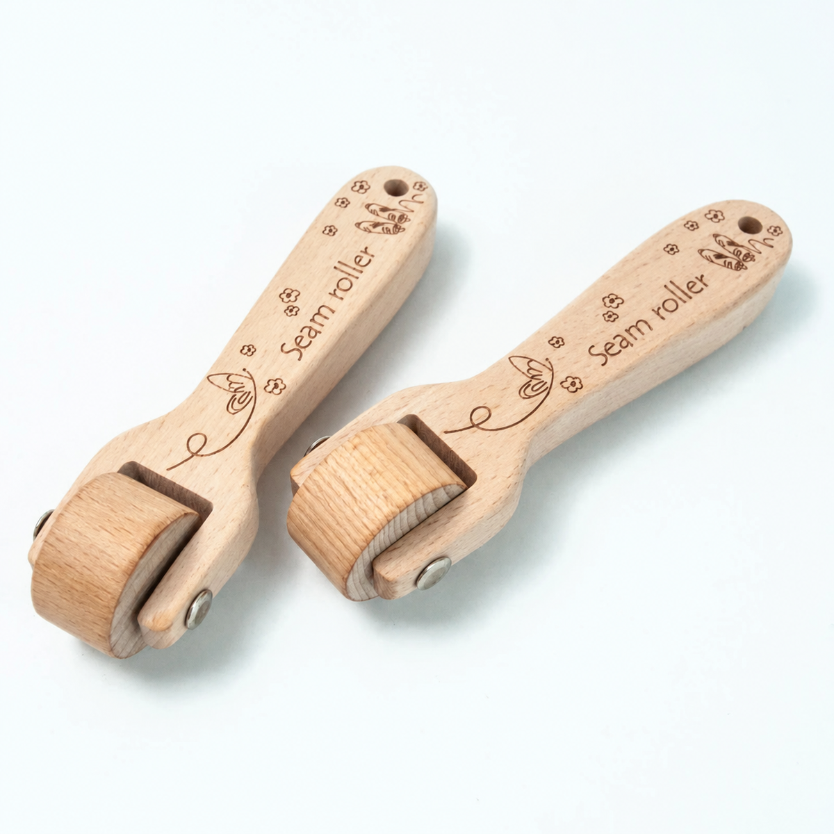 Wooden Seam Pressing Roller for Sewing and Quilting